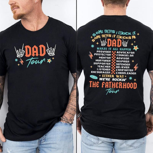 Fatherhood Tour Shirt, Father's Day Shirt, Dad PNG, Best Dad Ever Shirt, Dad Life Shirt, Dad Shirt Design, Father's Day Gift, For Men, Dad Quotes