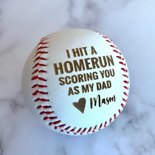 Fathers Day Baseball Personalized Gift, Cutsom Baseball