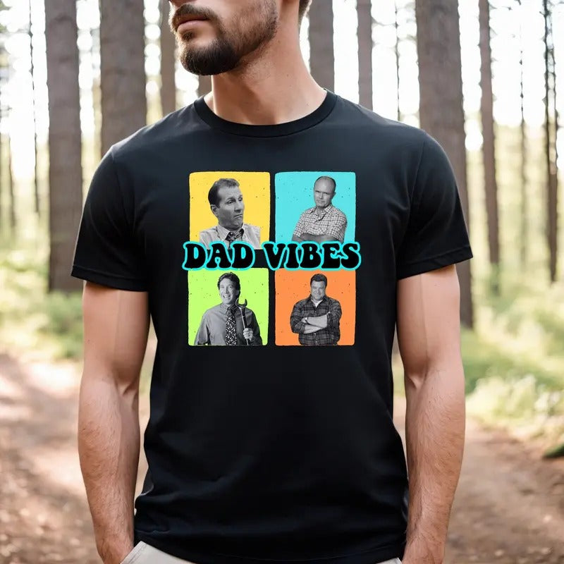 Fathers Day Tshirts, Retro Dad Shirts, Dad Life Shirts, Cool Dad Shirts, Dad Vibes T Shirts, Funny Husband Shirt, Trendy Shirt, Meme Shirt, Unisex T-Shirt, Gifts For Dad, Short Sleeve Tee Shirt, Gifts For Birthday Fathers Day