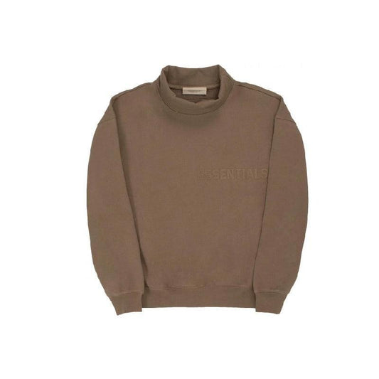 Fear of God Essentials Mockneck 'Wood' Hoodie Casual Graphic Man