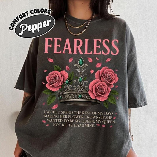 Fearless Comfort Colors Shirt, KingDom of ILYA, Reckless, Powerless Inspired Shirt, Lauren Roberts Merch, Kai And Paedyn tee, Bookish Gift