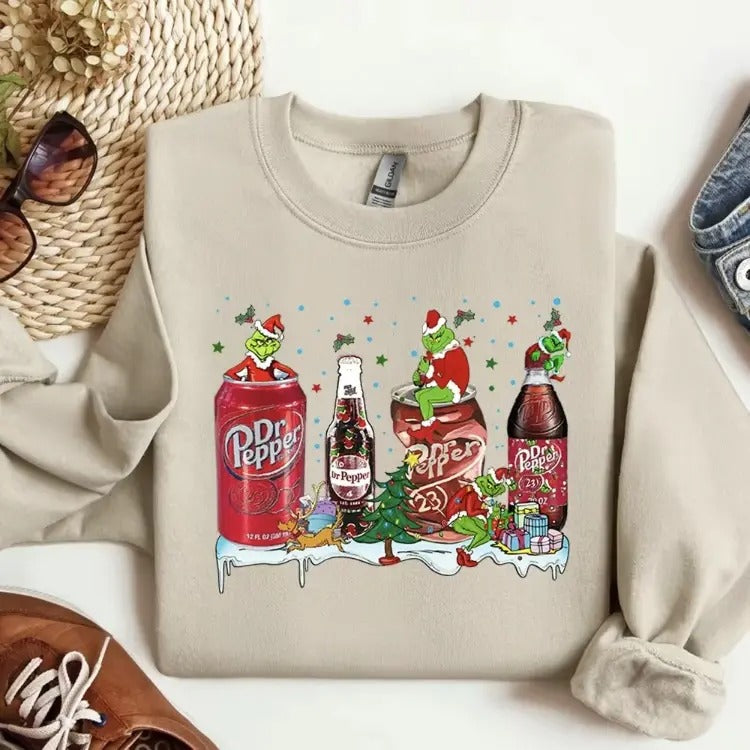 Festive & Funny Christmas Sweatshirt, Comfy Holiday Sweater with Hilarious Designs, Perfect for Celebrating the Season in Style and Spreading Cheer Womenswear Sweaters