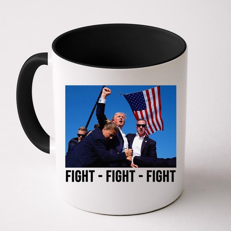 Fight Fight Fight Donald Trump Rally You Missed Proud American Usa Election Front & Back Coffee Mug