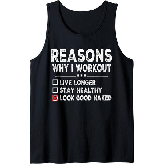 Fitness Meme - Workout Motivation Quotes - Funny Workout Tank Top made in usastyle{n002}2