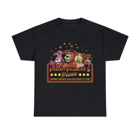 Five Nights at Freddy's Vintage Style T-Shirt Retro Gaming Graphic Tee