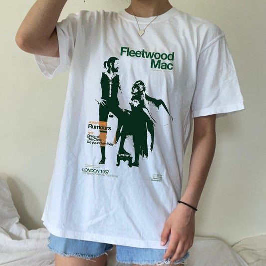 Fleetwood Mac shirt,Music lovers gift, Gift for fan shirt- Unisex Heavy Cotton Tee Casual Clothing Comfort Comfortable
