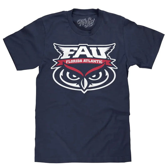 Florida Atlantic University Owls T-Shirt - Navy Blue