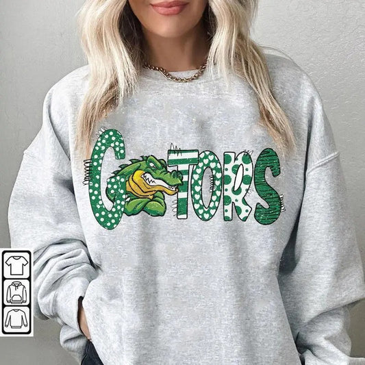 Florida Gators Vintage NCAA Football Sweatshirt, Unisex Graphic Retro Sweatshirt, Classic Sweatshirt for Football Fans