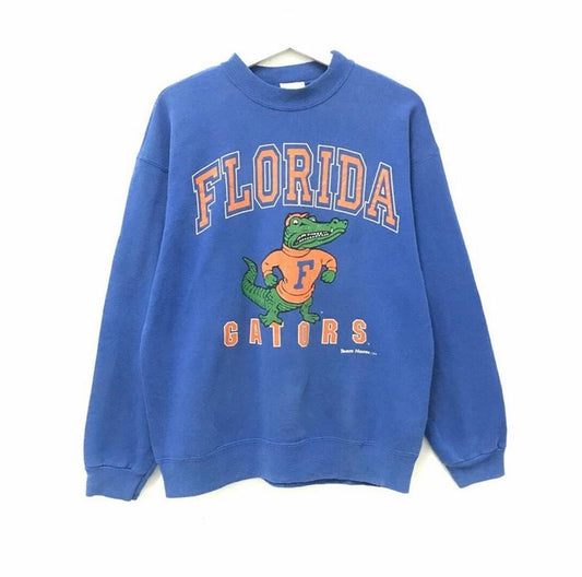 Florida Gators shirt Vintage 90s University of Florida Gators Sweatshirt Menswear Hoodie Sweaters Tops