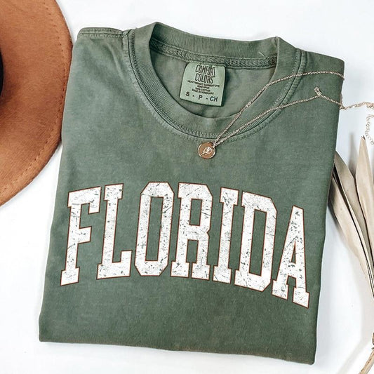 Florida, Football, Sports, Game Day, Big Game, Touchdown, Tailgate Party, University, College, State Tshirt, Women's Comfort Colors Tshirt, Graphic Tee