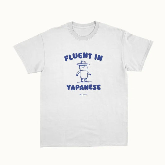 Fluent In Yapanese Shirt, Holiday Shirt, Funny Saying Shirt, Sarcastic Shirt, Meme Shirt, Vintage Bear Shirt, Unisex T-Shirt, Gifts For Men Him Her, Short Sleeve Tee Shirt, Gifts For Birthday