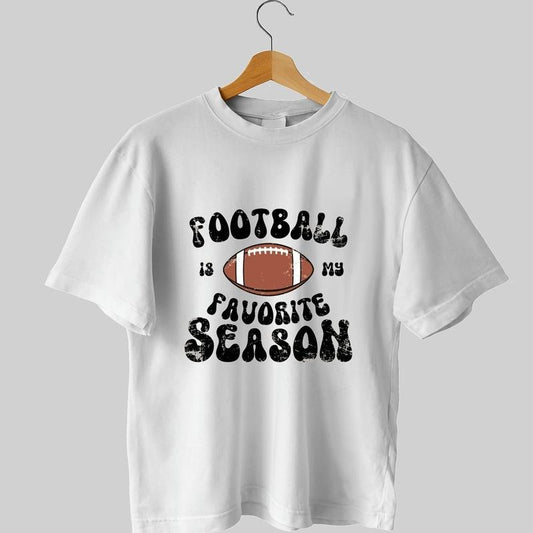 Football Is My Favorite Season Unisex T-Shirt, Football Unisex T-Shirt. Classic Collar