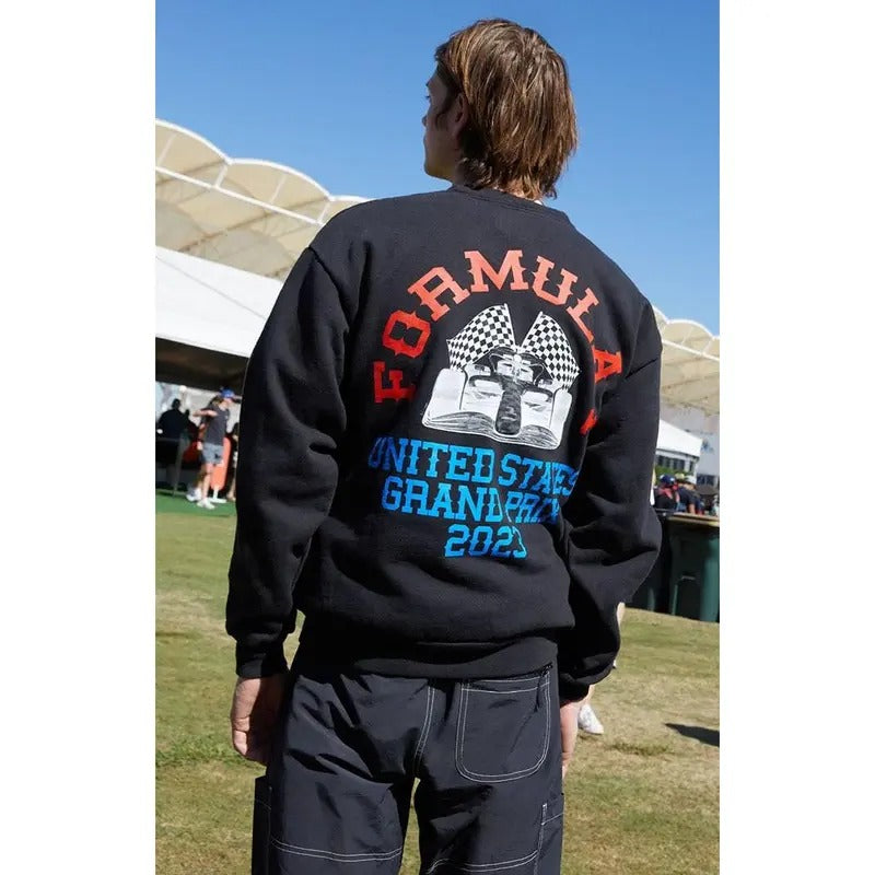 Formula 1 Men's x PacSun Organic Austin Crew Neck Sweatshirt