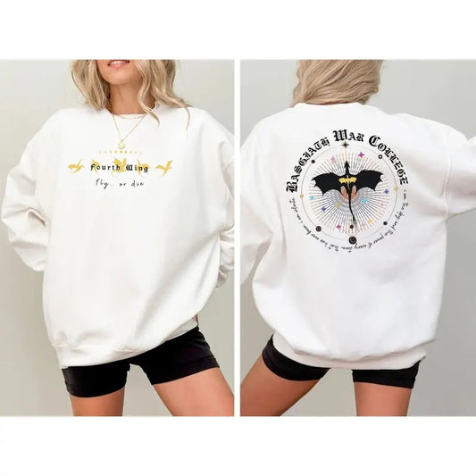 Fourth Wing - Basgiath War College Sweatshirt | Fantasy Book Lovers' Club Sweatshirt & Hoodie  T-shirt, sweater and Hoodie