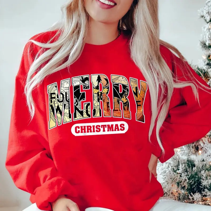 Fourth Wing Christmas Sweatshirt, Fantasy Book Lover Hoodie, Xaden Riorson, Violet Sorrengail, Christmas Bookworm Sweatshirt, Christmas Gift