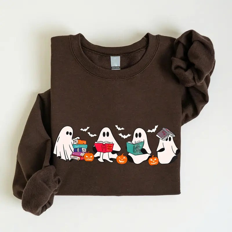 Fourth Wing Dragon Rider Book Ghost Halloween Shirt Fantasy Lovers Book Shirt Bookish Lovers shirt Book Lovers Book Series Gift Reader Ghost style 02