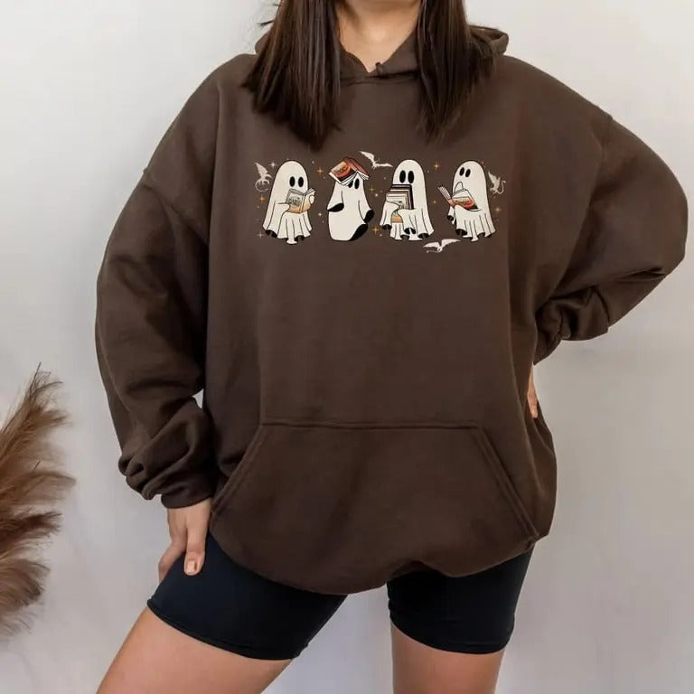 Fourth Wing Inspired Ghost Book Sweatshirt, Basgiath Gift, Bookish Ghost Hoodie, Dragon Rider, 4th Wing, Book Girl Gift, Fall Sweatshirt, Fourth Wing TShirt, Bookish Ghost, Funny Basgiath War College Tee, Fourth Wing Halloween Hoodie, Dragon Bookish Shirt