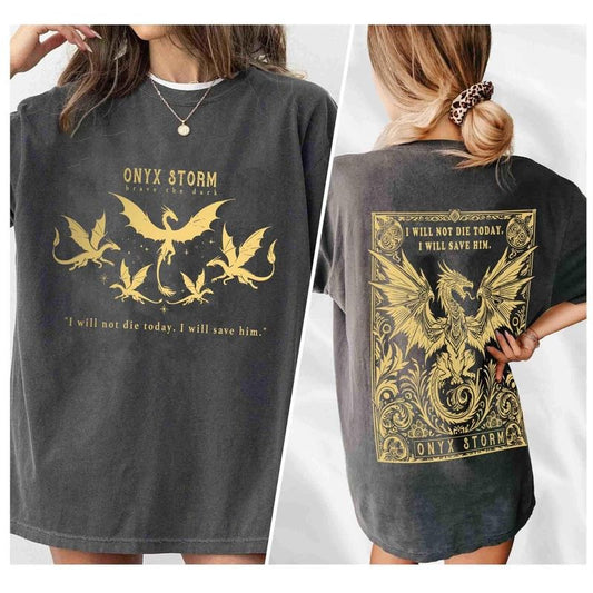 Fourth Wing Series Shirt, Onyx Storm, Dragon Rider, Bookish Tee Gift For Book Lover, Fantasy book, Violet Sorrengail