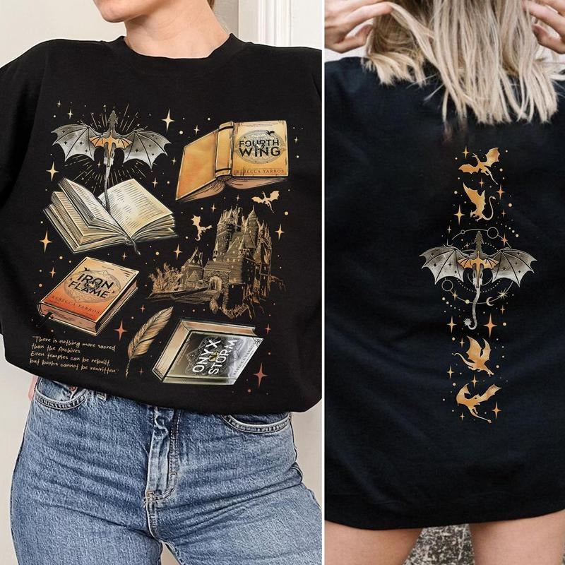 Fourth Wing Series Sweatshirt For Fans, War College Crewneck, Dragon Rider Hoodie, Book Merch Gift