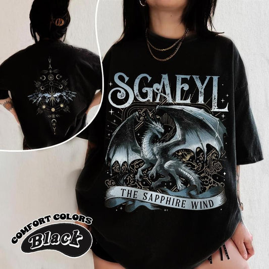 Fourth Wing Series T-Shirt | Onyx Storm | Dragon Rider | Bookish Tee Gift For Book Lover | Violet Sorrengail | Fantasy bookstyle{n002}4