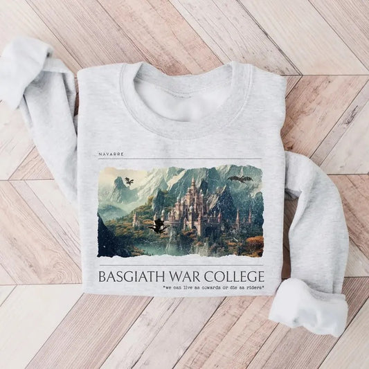 Fourth Wing Sweatshirt Basgiath War College Sweatshirt, Fourth Wing Merch, Fourth Wing Shirt, Fourth Wing Basgiath  T-shirt, sweater and Hoodie