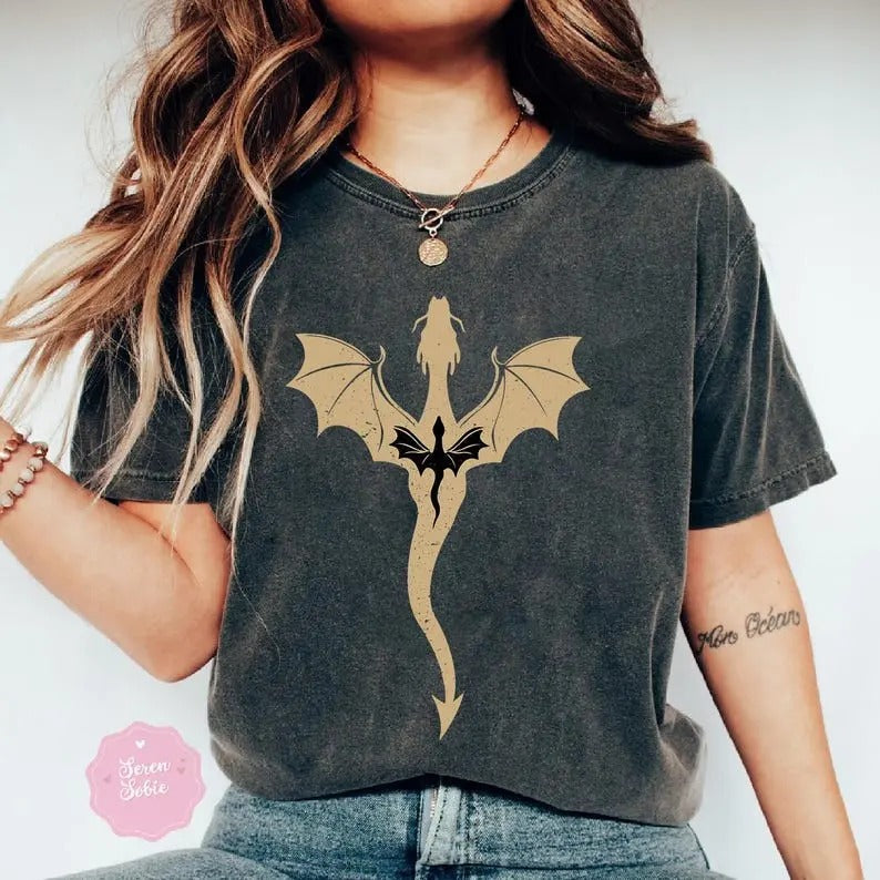 Fourth Wings Dragon Rider Shirt, Fourth Wing Series Shirt, War College T-Shirt, Dragon Rider Tee, Book Merch Gift, Book Lover Shirt