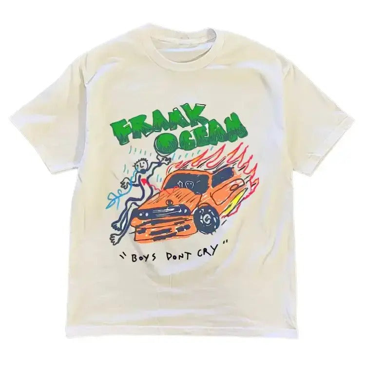 Frank Hip Hop T-shirt, Dont Cry Rapper Tee Classic Cotton