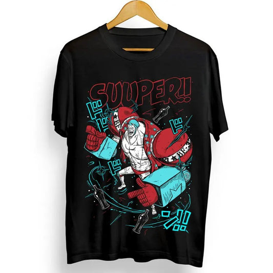 Franky One Piece T-shirt Monkey D Luffy Zoro Sanji Roronoa Zoro Usopp tony Shirt