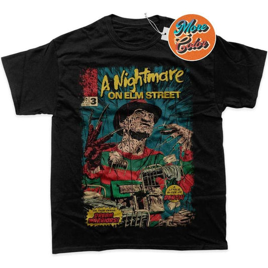 Freddy Krueger A Nightmare on Elm Street Horror Anime Shirts, Cotton Unisex T-shirt, Crew Neck, Size S- 3XL, Menswear Top, Womenswear Top Underwear Streetwear