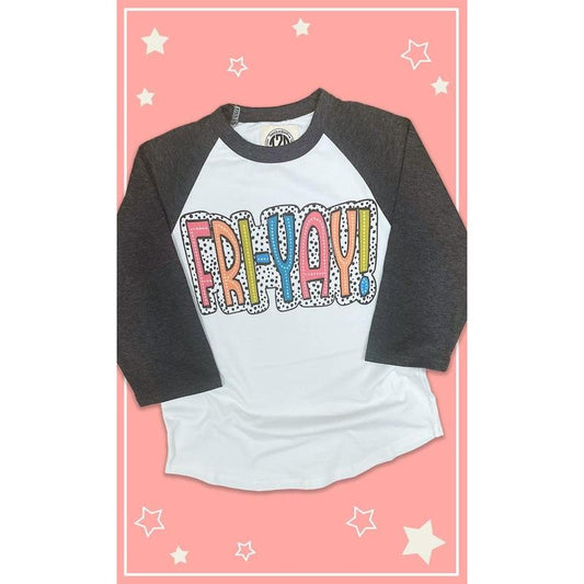 Fri-Yay Youth Graphic Raglan