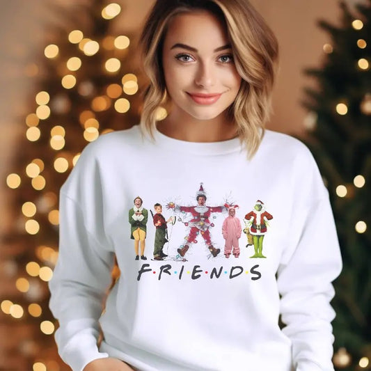 Friend Shirt Home Alone Grnnch Elf A Christams Story National Lampoons Christmas Shirt, Vintage Christmas Movies Characters Shirt, Christmas Holiday Vacation Shirt