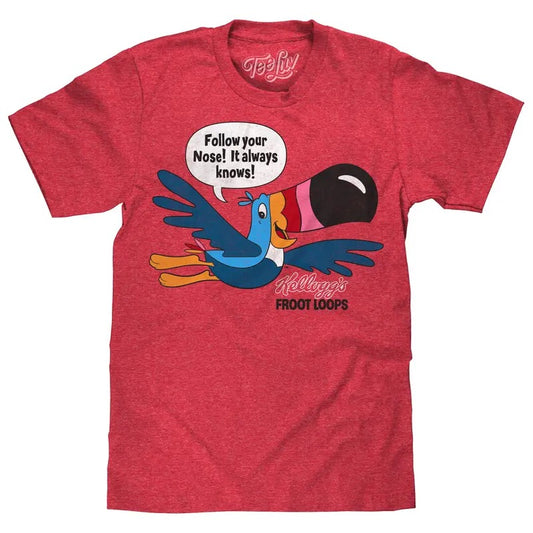 Froot Loops Toucan Sam T-Shirt - Red