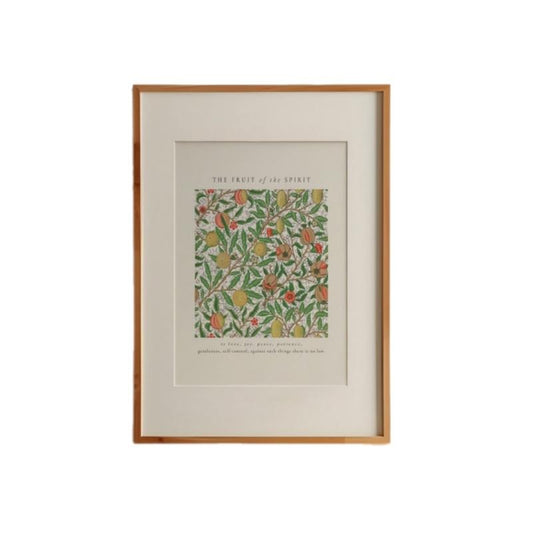 Fruit Of The Spirit Vintage Pattern Printed, Bible Verse Prints, Christian Home Decor, Gifts For Besties Friends Wall Art, Poster Prints No Frame, Home Decoration, Outdoor Wall Art, Gifts For Birthday Christmas