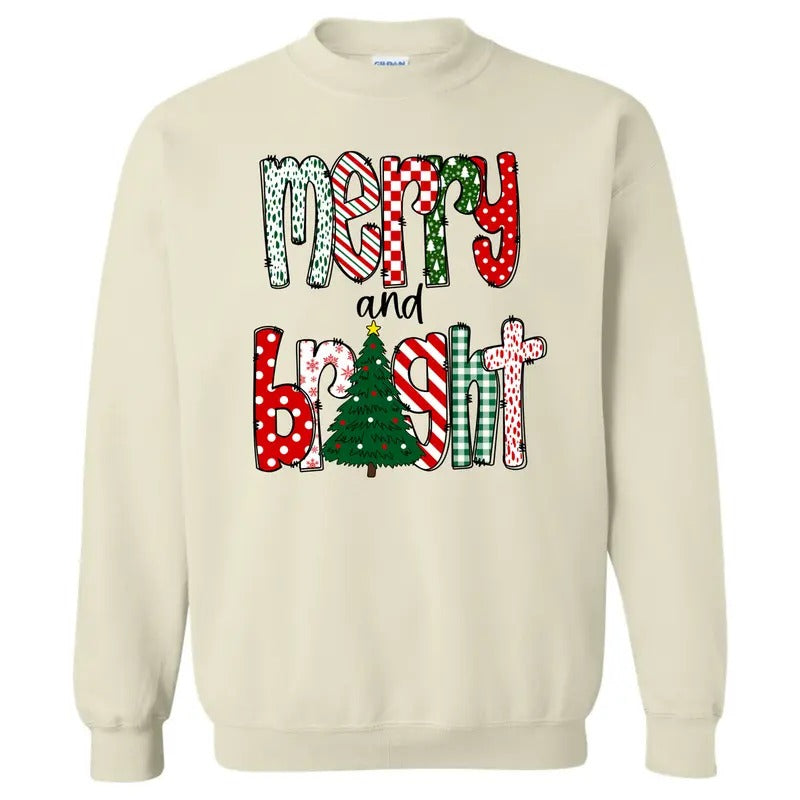 Fun Pattern Merry & Bright Sweatshirt 'NLB
