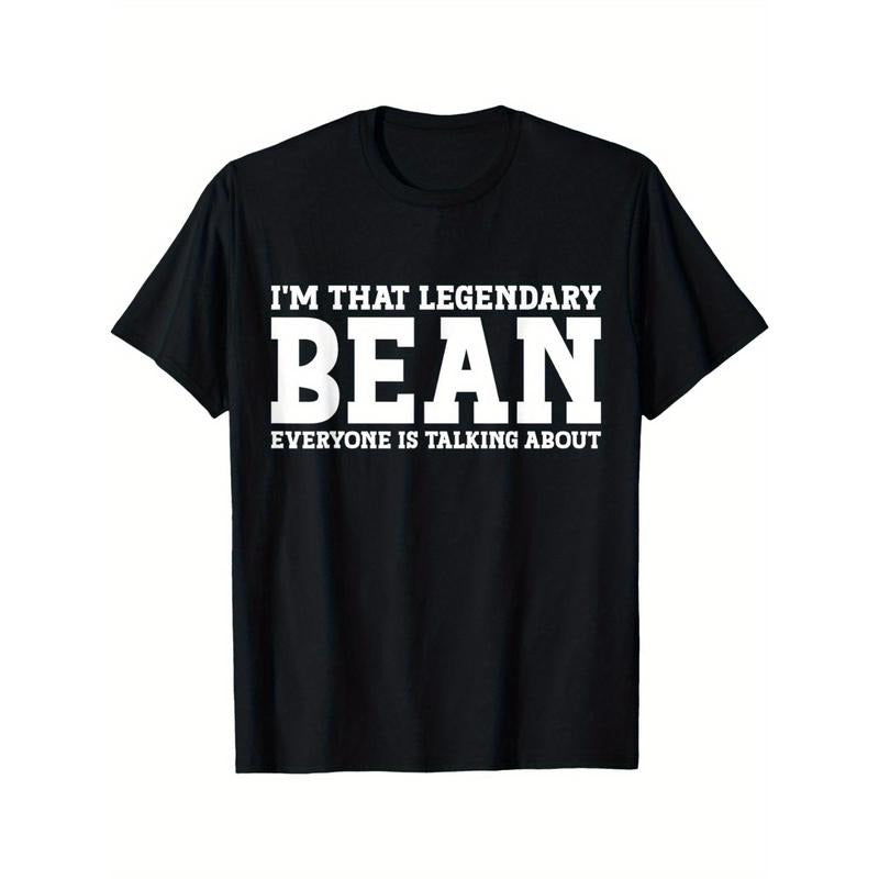 Funny 'Bean' Family Surname T-Shirt - Soft Cotton, Crew Neck, Short Sleeve - Perfect for Everyday & Casual Wear Made in USA
