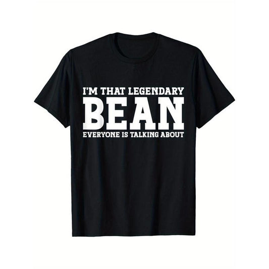 Funny 'Bean' Family Surname T-Shirt - Soft Cotton, Crew Neck, Short Sleeve - Perfect for Everyday & Casual Wear Made in USA