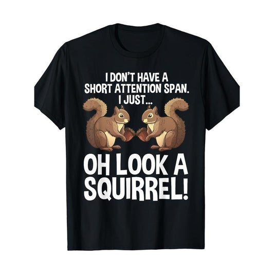 Funny  Squirrel Design for Male Female Squirrel Pet Lovers T-shirt-220G Popular T-shirts made in usa