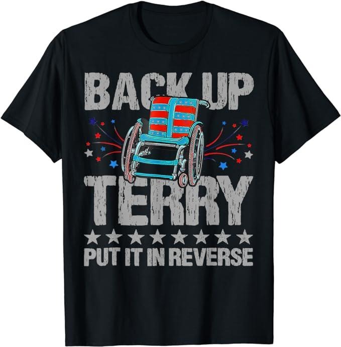 Funny 4th of July Shirts For Men, Back Up Terry Put It In Reverse Firework Funny 4th Of July T-Shirt Menswear Top Casual Cotton Basic Fashion