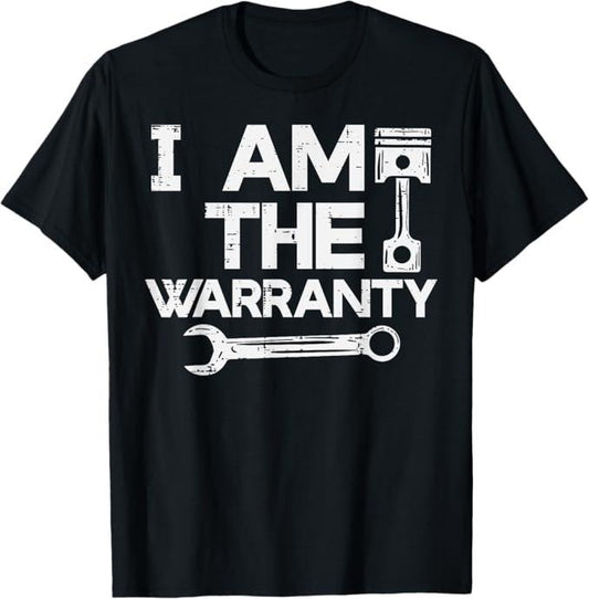 Funny Auto Mechanic Shirt, Mechanic I Am The Warranty Funny Car Auto Technician Men T-Shirt - Menswear Casual Cotton