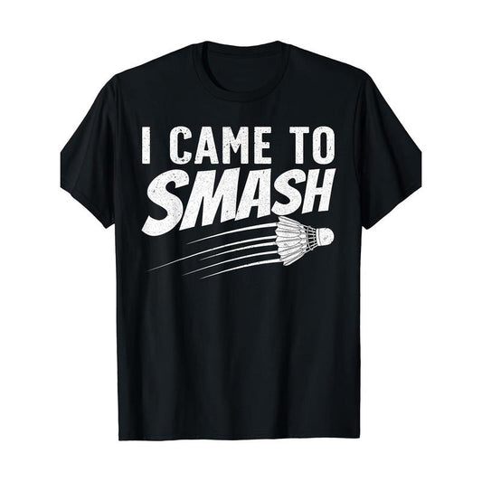 Funny Badminton Design For Men Women Badminton Players T-Shirt Made in USA