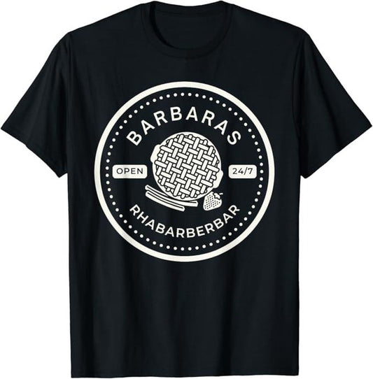Funny Bar Shirts, Funny Barbaras Rhubarb Bar German TongueTwister Rhabarberbar T-Shirt Menswear Top - Funny Shirts For Night Out Casual Classic