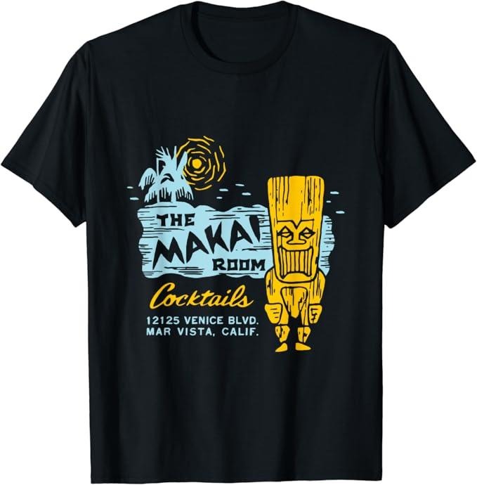 Funny Bar Shirts, The Makai Room T-Shirt Menswear Top - Funny Shirts For Night Out Casual Classic