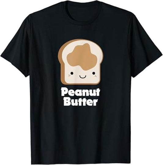 Funny Best Friend Shirts, Gift For Best Friend, Peanut Butter and Jelly Couples Friend T-Shirt Menswear Top Casual Classic
