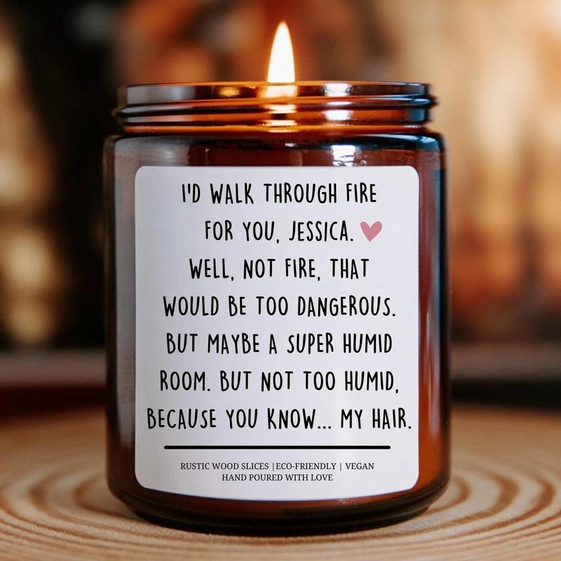 Funny Candle for Friend, Christmas Gift for Sister, Best Friend Christmas Gift, Personalized Gift