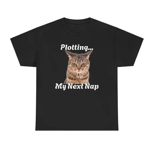 Funny Cat Tee, Cat Lover Shirt, Plotting My Next Nap T-Shirt