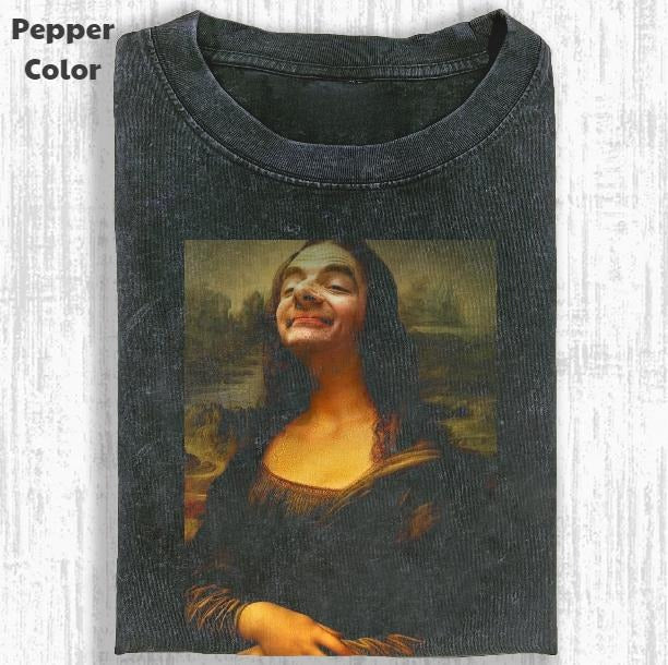 Funny Character Vintage Graphic Tee, Mr. Bean Lisa T-Shirt, Unisex Meme Cringe Funny Shirt, Menswear Womenswear Streetwear Cotton Comfort