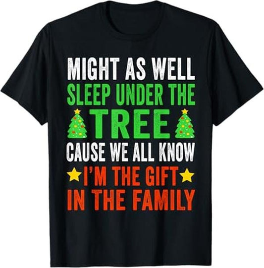 Funny Christmas Shirts, Funny Christmas Pajamas T-Shirt - Menswear Top