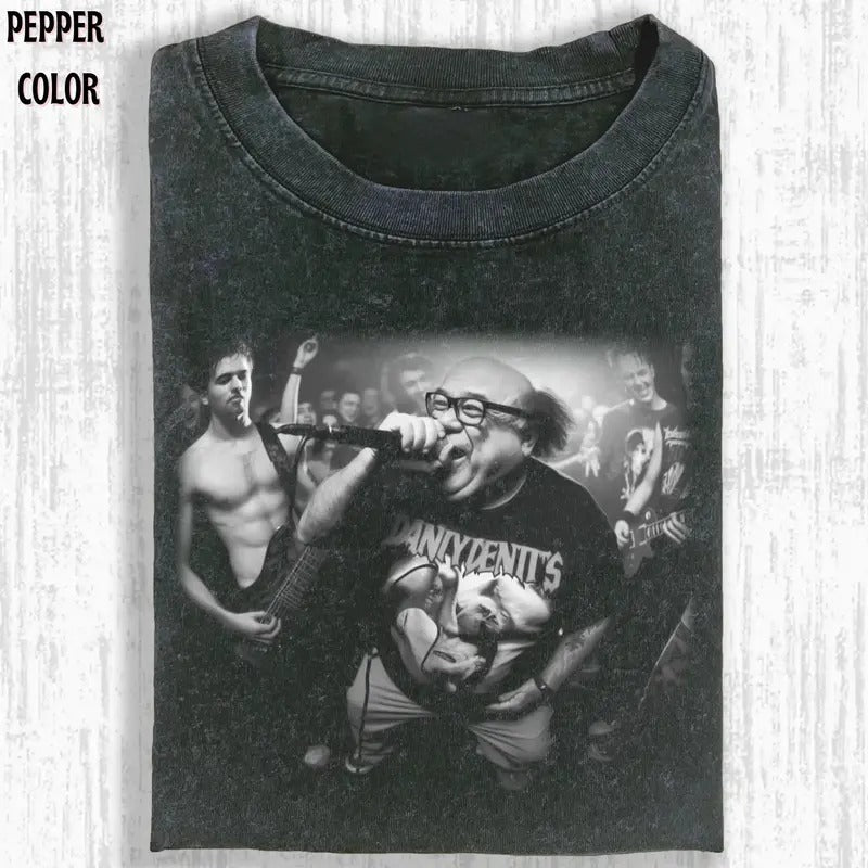 Funny DANNY DEVITO T-SHIRT, VINTAGE Movies T-Shirt, Funny Graphic Tees, Vintage Men's Top - Cotton, Polyester