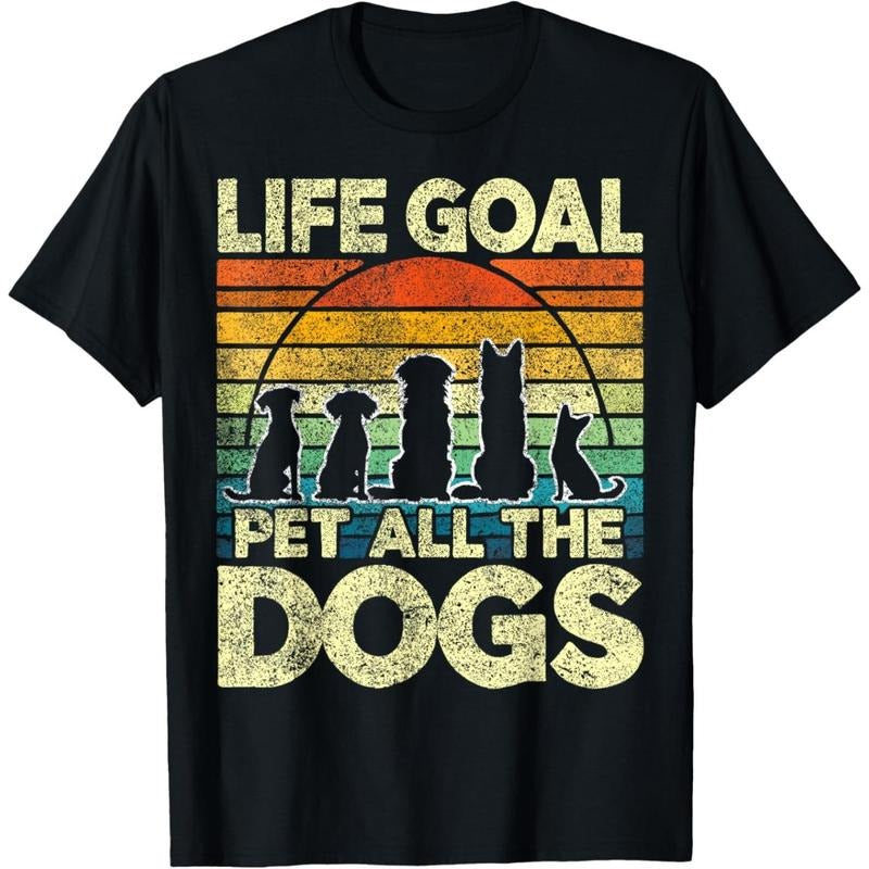 Funny Dog Lover I Pet All The Dogs T-Shirt.made in usa