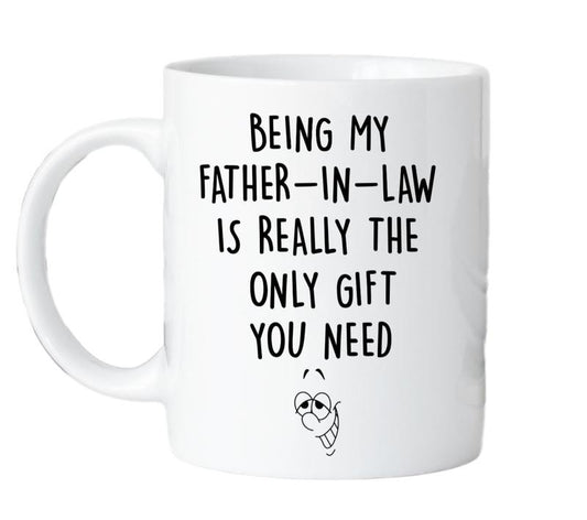 Funny Father In Law Gift, Funny New Father In Law, Gifts For Husband's Dad, Fathers Day Mug Gift, Funny Husband's Dad Mug, Novelty Coffee Mug, Gifts For Father-In-Law, 11 15oz Ceramic Cup
